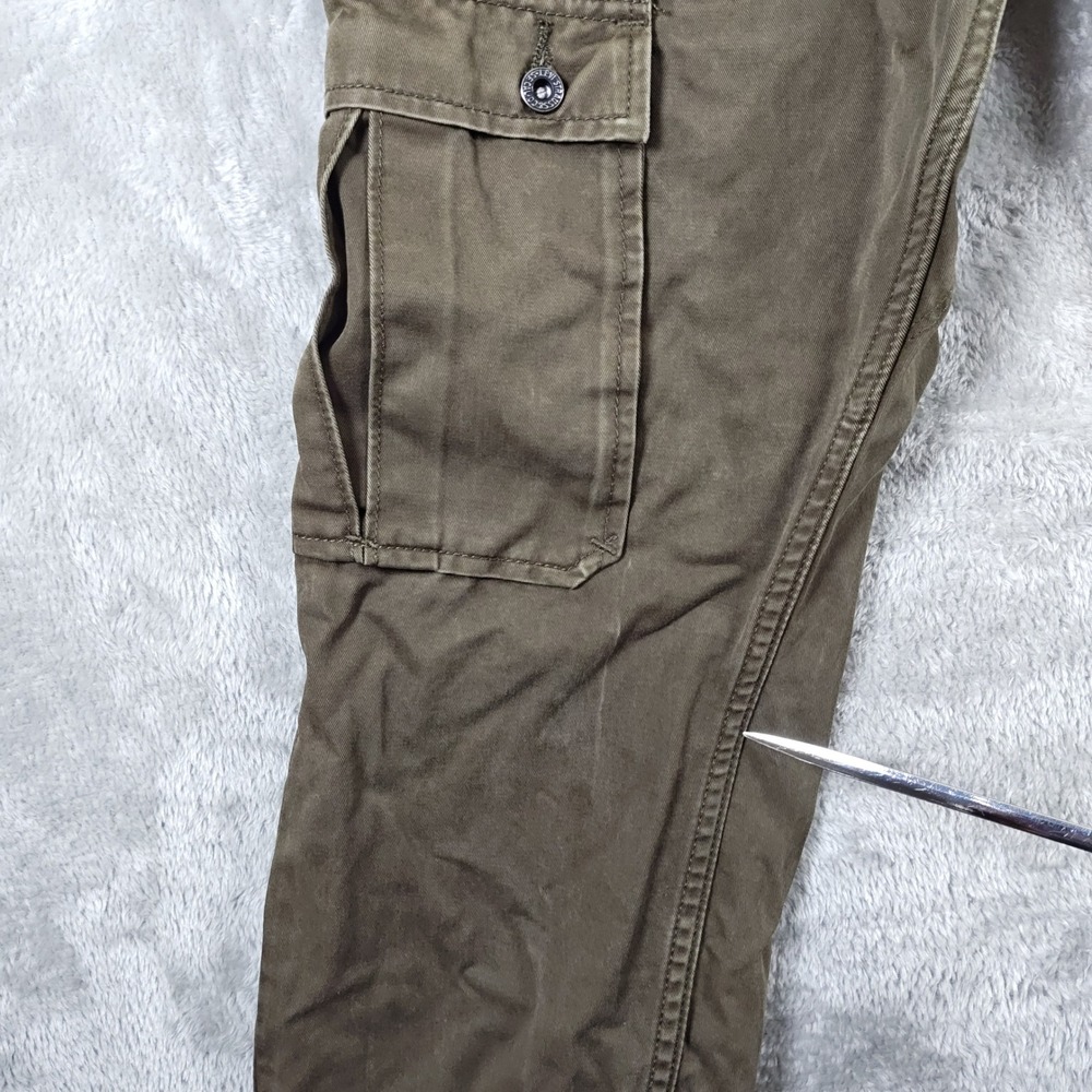 Levis 511 Cargo Pants Men 32x26.5 Skinny Back Buckle Utility Distressed - Picture 15 of 16
